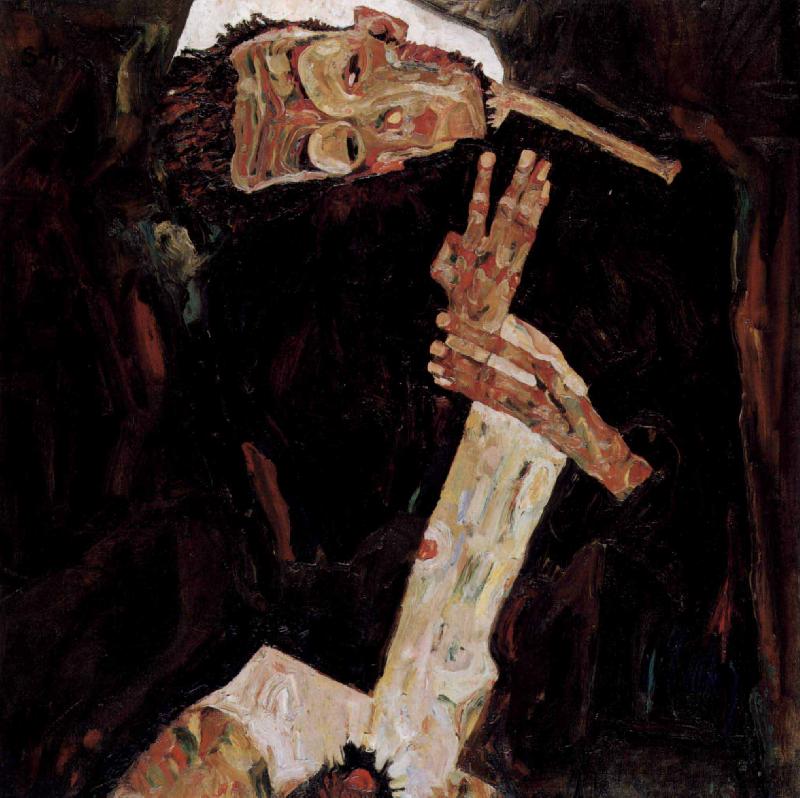 Egon Schiele The Poet oil painting picture